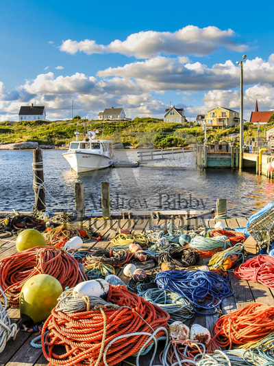 Peggy's Cove, Lobster trap ropes, Art