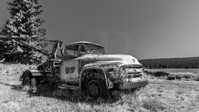  Old rusty truck, Art, Old Tow Truck